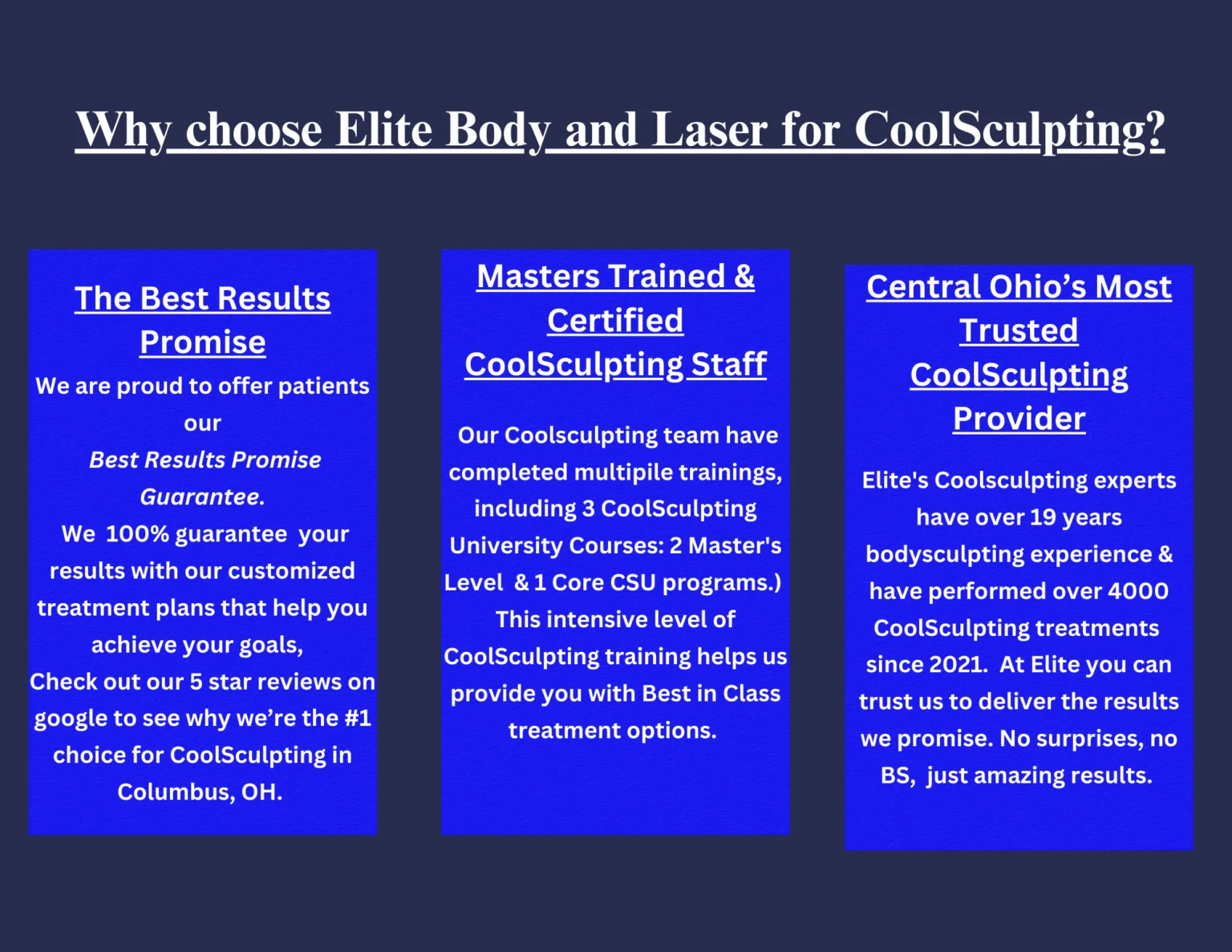 Coolsculpting in Lewis Center, OH by Elite Body & Laser